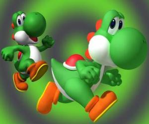 Puzzle Dinosaur Yoshi est le meilleur ami de Mario