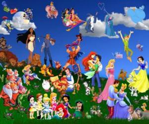 Puzzle Disney Princes et Princesses