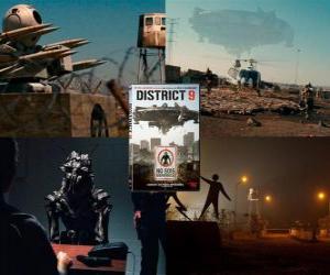 Puzzle District 9, le film se déroule à Johannesburg en 2010.