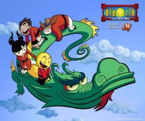 Puzzle Dojo Kanojo Cho, le dragon des guerriers Xiaolin peut changer de forme