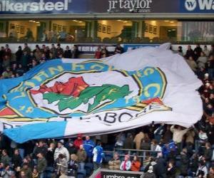 Puzzle Drapeau Blackburn Rovers F.C.