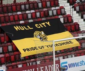 Puzzle Drapeau de Hull City A.F.C.