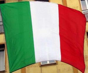 Puzzle Drapeau de l'Italie