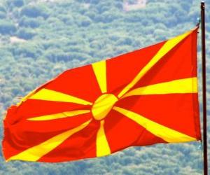 Puzzle Drapeau de la Macédoine