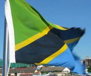 Puzzle Drapeau de la Tanzanie