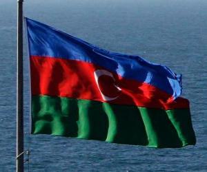 Puzzle Drapeau de l'Azerbaïdjan