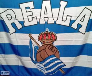 Puzzle Drapeau de Real Sociedad