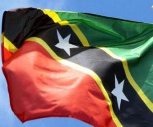 Puzzle Drapeau de Saint-Kitts-et-Nevis