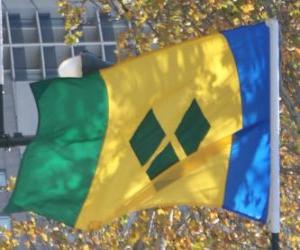 Puzzle Drapeau de Saint-Vincent-et-les Grenadines