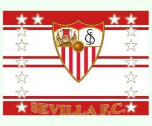 Puzzle Drapeau de Sevilla FC