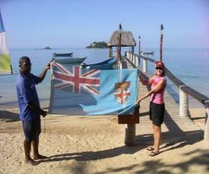 Puzzle Drapeau des îles Fidji