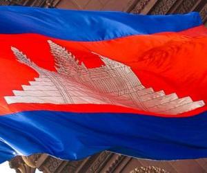 Puzzle Drapeau du Cambodge