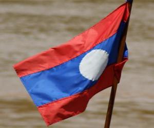 Puzzle Drapeau du Laos