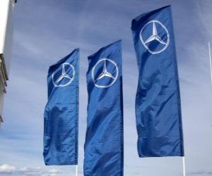 Puzzle Drapeau du Mercedes GP