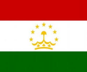 Puzzle Drapeau du Tadjikistan