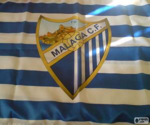 Puzzle Drapeau Malaga C.F