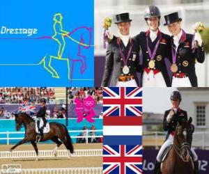 Puzzle Dressage individuel Londres 2012