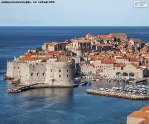 Puzzle Dubrovnik, Croatie