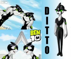 Puzzle Duplico ou Ditto, Ben 10