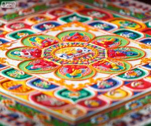 Puzzle Détails du mandala