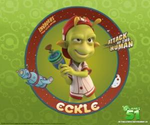 Puzzle Eckle est un enfant de sept ans de Planet 51