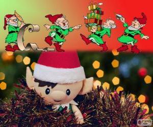 Puzzle Elfes de Noël