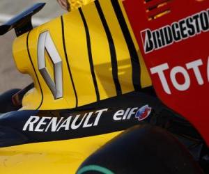 Puzzle Emblème de Renault F1