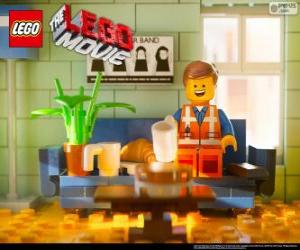 Puzzle Emmet, le protagoniste du film Lego