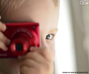 Puzzle Enfant avec l’appareil-photo