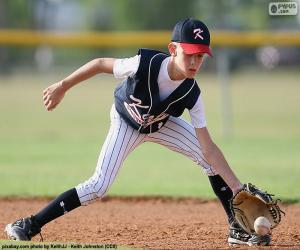 Puzzle Enfant jouant a baseball