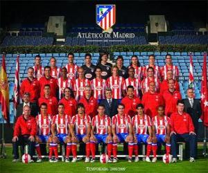 Puzzle Équipe de Atlético de Madrid 2008-09