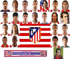 Puzzle Équipe de Atlético de Madrid 2009-10