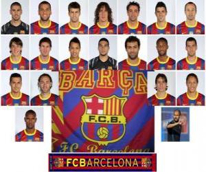Puzzle Équipe de FC Barcelone 2010-11
