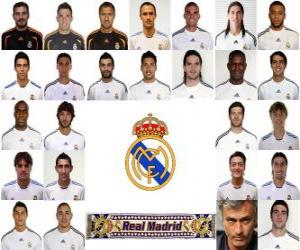Puzzle Équipe de Real Madrid CF 2010-11