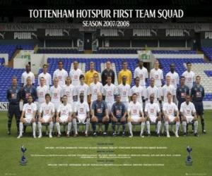 Puzzle Équipe de Tottenham Hotspur F.C. 2007-08