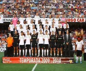 Puzzle Équipe de Valencia C.F 2009-10