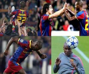 Puzzle Eric Abidal revient à jouer après une opération de tumeur