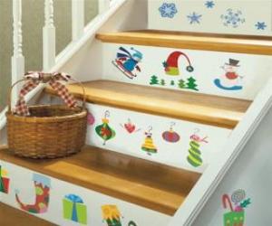 Puzzle Escaliers de motifs de Noël