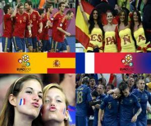 Puzzle Espagne - France, quart de finale, Euro 2012