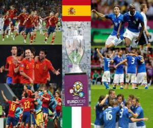 Puzzle Espagne vs Italie. Final Euro 2012