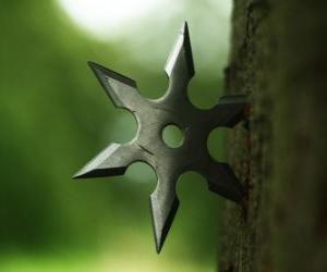 Puzzle Etoiles ninja - shuriken-