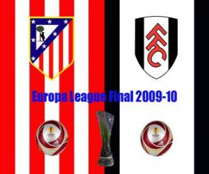 Puzzle Europe finale de la Ligue 2009-10 Atletico Madrid vs Fulham FC