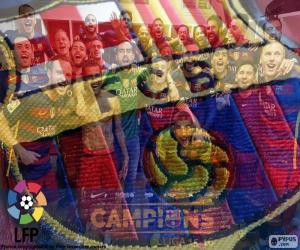 Puzzle FC Barcelone, champion de 2015-16