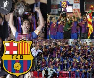 Puzzle F.C Barcelone champion du Copa del Rey 2011-2012