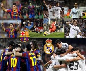 Puzzle FC Barcelone VS Real Madrid, 2010-11