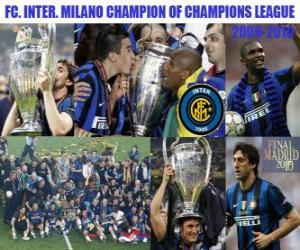 Puzzle FC. Champion Internazionale Milano de Ligue des Champions 2009-2010
