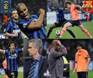 Puzzle FC Internazionale Milano 3 - Fc Barcelona 1