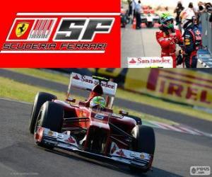 Puzzle Felipe Massa - Ferrari - Grand Prix du Japon 2012, 2 nd classés