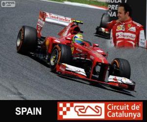 Puzzle Felipe Massa - Ferrari - Grand Prix d'Espagne 2013, 3e classés