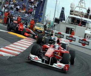 Puzzle Felipe Massa - Ferrari - Monte-Carlo 2010